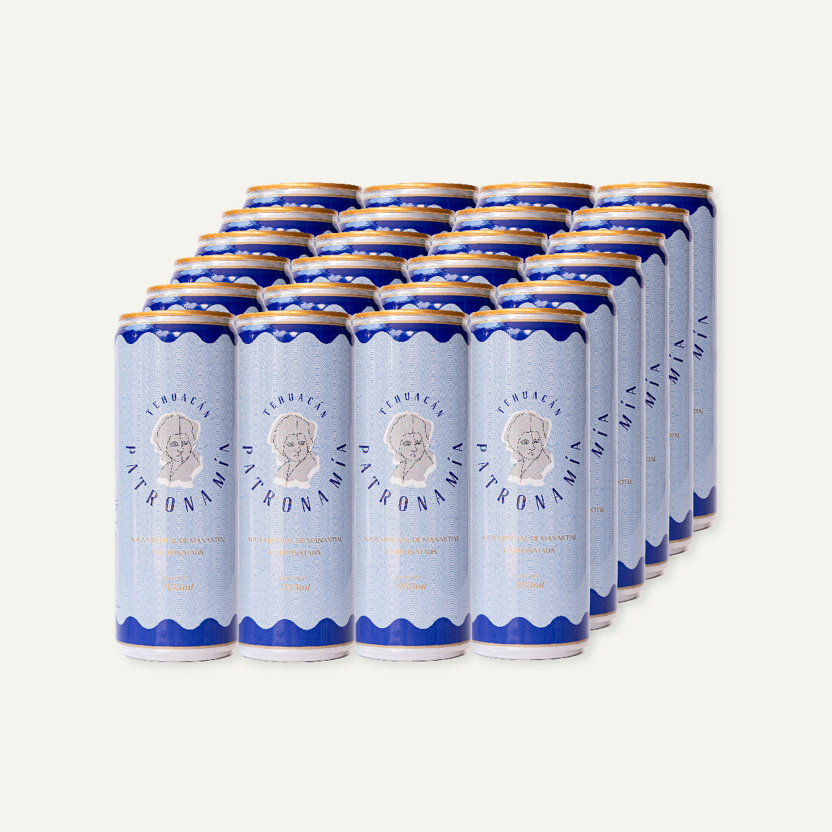 Agua Mineral de manantial en lata 355 ml