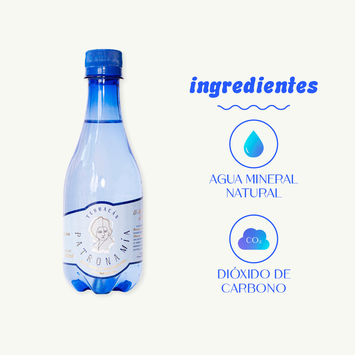 Caja 24 botellas · Agua Mineral De Manantial Carbonatada 355 ml